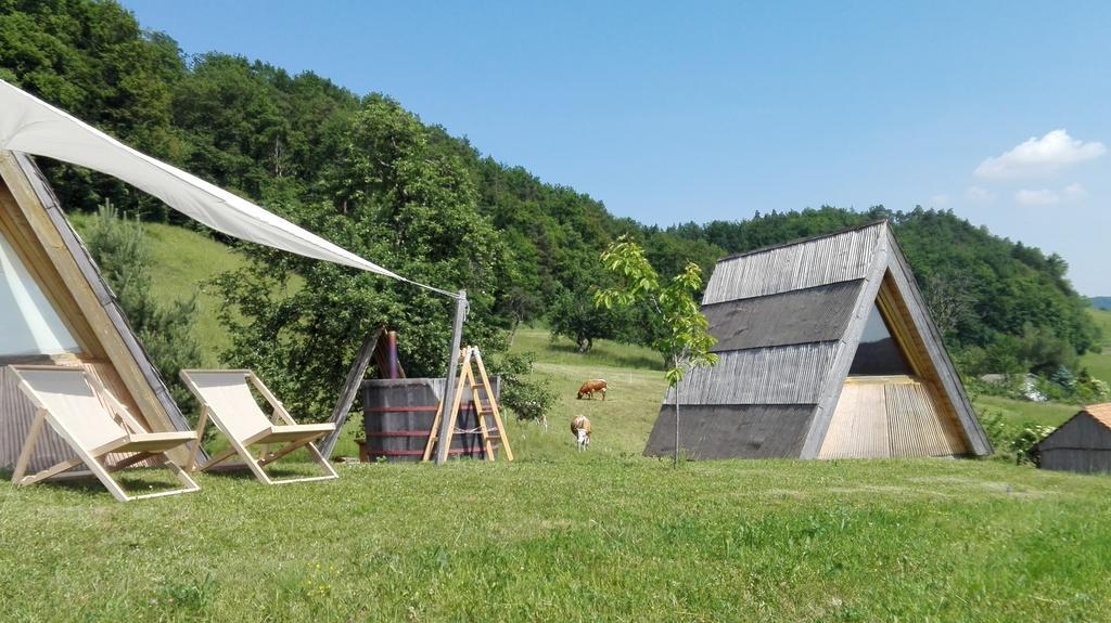 Glamping - Ekoloska Kmetija Kozman Zalec ภายนอก รูปภาพ